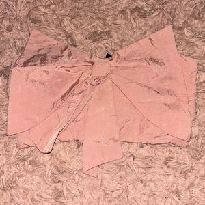 Divided. XS Pink bow top